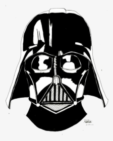 Darth Vader Clipart Comic Graphics Illustrations Free - Darth Vader Helmet Decal, HD Png Download, Free Download