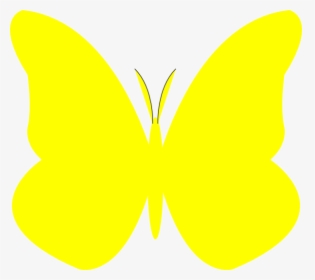 Yellow Butterfly Clip Art, HD Png Download, Free Download