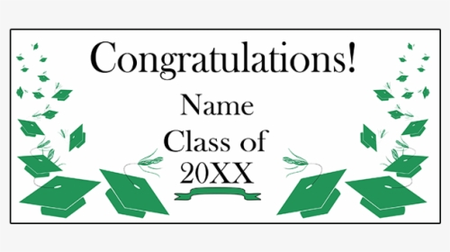 Click For Larger Picture Of Personalized Green Mortarboard - Illustration, HD Png Download, Free Download