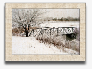 Snow Bridge Png - Picture Frame, Transparent Png, Free Download