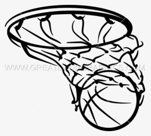 15 Swish Vector Basketball Net For Free Download On - Basketball Hoop Black And White Png, Transparent Png, Free Download