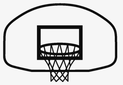 Basketball Net Silhouette Png Vector Transparent Download - Basketball Hoop Vector Png, Png Download, Free Download