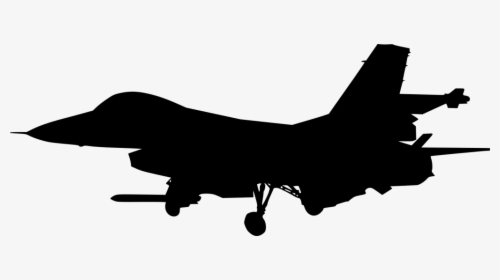 Transparent Jet Silhouette Png - Silhouette Fighter Plane Png, Png Download, Free Download