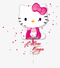 Hello Kitty Pink - Hello Kitty Happy Birthday Balloons, HD Png Download, Free Download