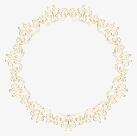 Pin Art Deco Frame Clipart - Borders Designs In Golden, HD Png Download, Free Download