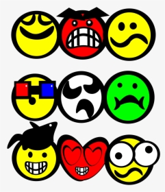Faces Smiles Svg Clip Arts - Gambar Kartun Smiley, HD Png Download, Free Download