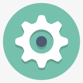 Gear - Gear Flat Icon Png, Transparent Png, Free Download