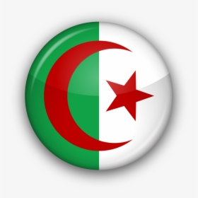 Algeria - Flag With Red Crescent And Star, HD Png Download, Free Download