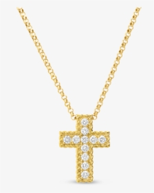Roberto Coin Diamond Cross Necklace - Diamond Chain Transparent Background, HD Png Download, Free Download