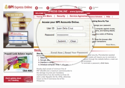 Bpi-1 - Check Balance In Atm Card Online, HD Png Download, Free Download