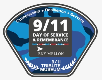 9/11 Day Of Service & Remembrance Sponsored By Bny - Emblem, HD Png Download, Free Download
