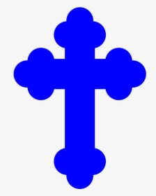 Symbol,cross,line - Dark Blue Baptism Cross, HD Png Download, Free Download