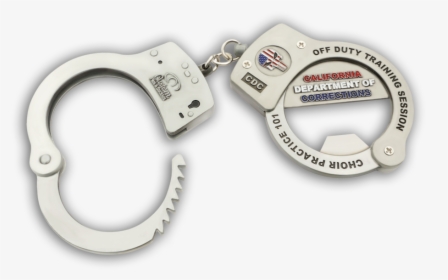 Cdc Handcuff Bottle Opener Custom Pins & Buckles - Chain, HD Png Download, Free Download
