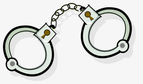Clip Art Handcuffs Physical Restraint Image - Algemas Png, Transparent Png, Free Download