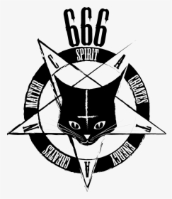 Satanic Cat 666, HD Png Download, Free Download