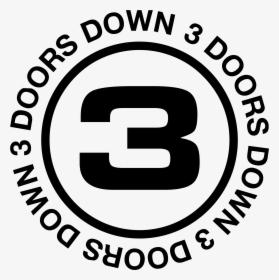 3 Doors Down Logo Png Transparent - Three Doors Down Logo, Png Download, Free Download