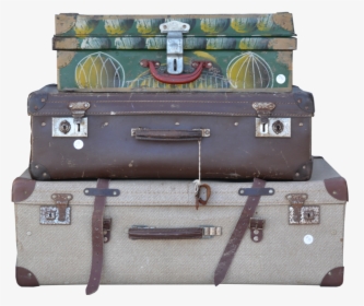 Stacked Luggage Png, Transparent Png, Free Download