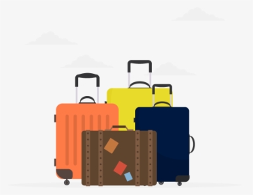 Checked Baggage Will Utilise Luggage Ground Transport - Hand Luggage, HD Png Download, Free Download