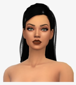 Sims 4 Skin Png - Rihanna The Sims 4, Transparent Png, Free Download