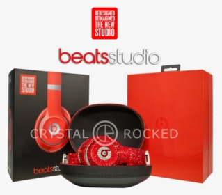 Beats Studio3 Wireless Over‑ear Headphones Swarovski - Beats By Dr Dre Solo Hd Package, HD Png Download, Free Download