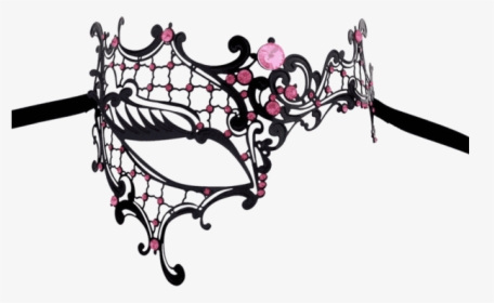 Burlesque-boutique Women"s Signature Phantom Of The - Masquerade Masks One Eye, HD Png Download, Free Download