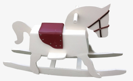 White Wooden Rocking Horse Transparent Image - African Elephant, HD Png Download, Free Download