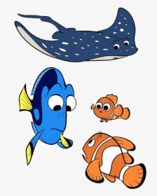 Finding Nemo Characters Clipart, HD Png Download, Free Download