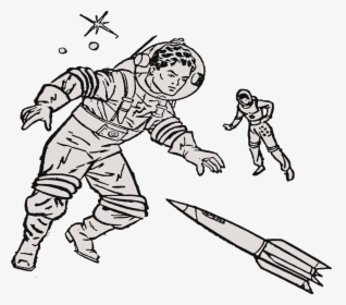 Drawing With Color Astronaut, HD Png Download, Free Download