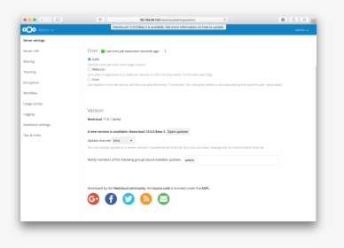 / Images/updater 1 Update Available - Nextcloud Update, HD Png Download, Free Download