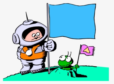Vector Illustration Of Spaceman With Extraterrestrial - Astronauta, HD Png Download, Free Download