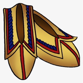 Woodland Native American Png - Native American Moccasins Clipart, Transparent Png, Free Download