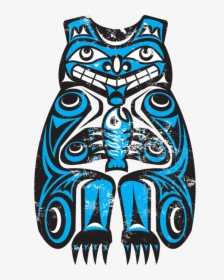 Northwest Nativeam Orca By Thescallywag On Clipart - Pacific Northwest Native American Bear, HD Png Download, Free Download