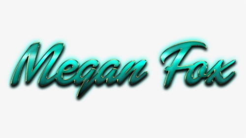 Megan Fox Beautiful Letter Png Name - Calligraphy, Transparent Png, Free Download