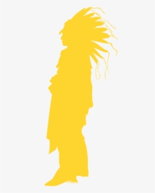 Native American Usa Flag Silhouette, HD Png Download, Free Download