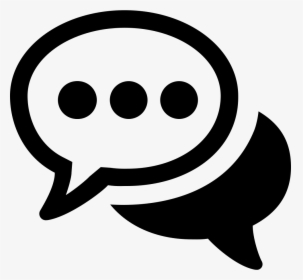 Chat - Chat Icon Vector Png, Transparent Png, Free Download