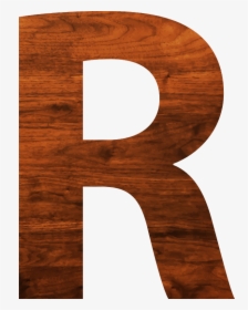 Wood Texture Alphabet R - Wooden R Alphabet, HD Png Download, Free Download