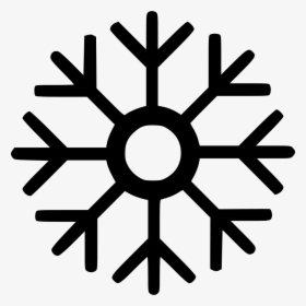 Christmas Decoration Snow Snowflake - Snowflake Icon Line Png, Transparent Png, Free Download