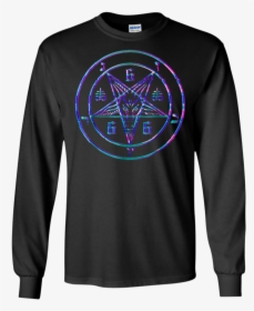 Transparent Satanic Pentagram Png - Long-sleeved T-shirt, Png Download, Free Download