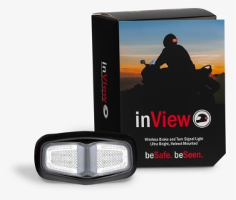 Inview Helmet Brake And Signal Light With Clear Lens - Gadget, HD Png Download, Free Download