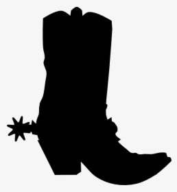 Cowboy Boot Cowboy Hat Clip Art - Cowboy Boots Silhouette Png, Transparent Png, Free Download