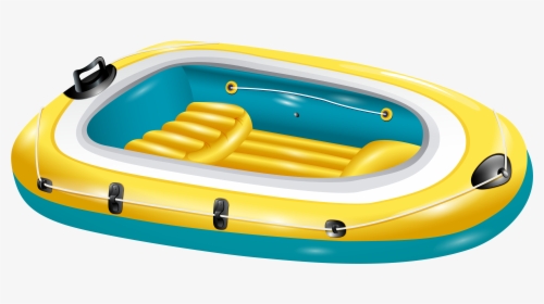 Summer Boat Transparent Clip Art Image Gallery Yopriceville - Inflatable Raft Clip Art, HD Png Download, Free Download