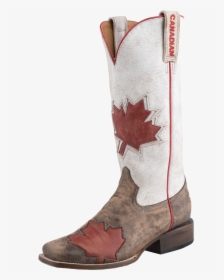 Canadian Flag Cowboy Boots , Png Download - Canadian Flag Western Boots, Transparent Png, Free Download