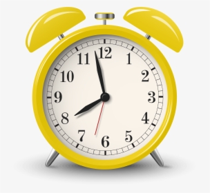 Transparent Clock Clipart Png - Yellow Alarm Clock Png, Png Download, Free Download