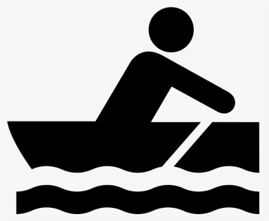 File - Rowboat Symbol - Svg - Wikimedia Commons - Rowboat Symbol, HD Png Download, Free Download