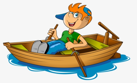 Canoe Clipart Canoe River - Rowing Boat Clip Art, HD Png Download, Free Download