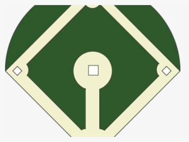 Baseball Stadium Clipart - Baseball Diamond Template, HD Png Download, Free Download