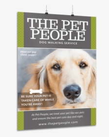 Pet People Dog Walking Poster Template Preview - Companion Dog, HD Png Download, Free Download
