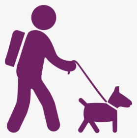 People Walking Dog Png, Transparent Png, Free Download