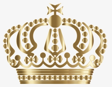 Gold Queen Crown - Queen Gold Crown Clip Art, HD Png Download, Free Download