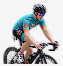 Mountain Bike Riding Png - Mountain Bike Ride With Helmet, Transparent Png, Free Download